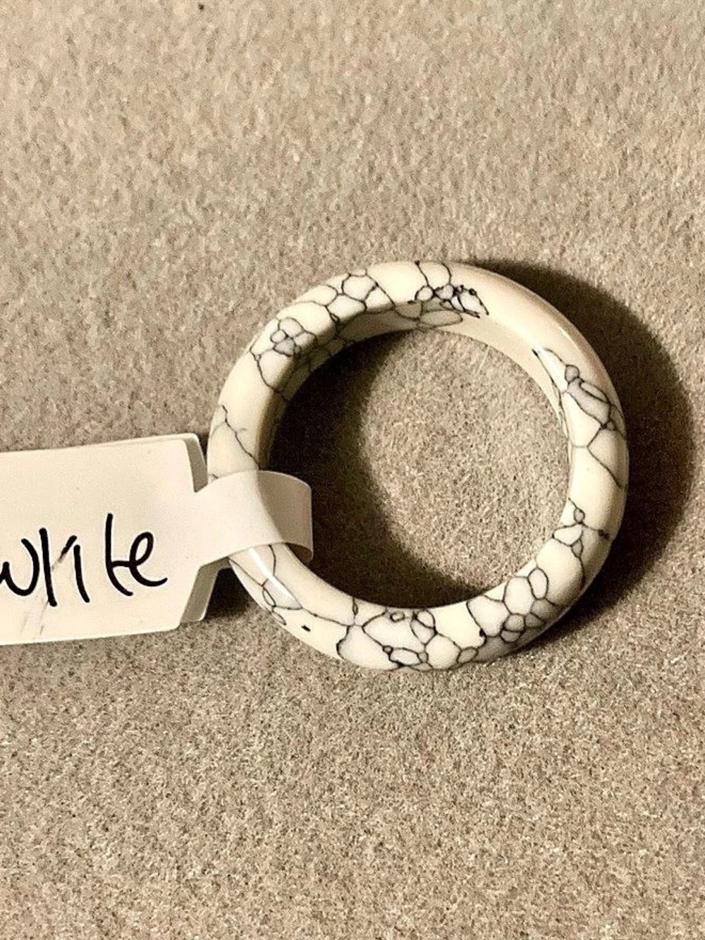 Howlite Crystal Ring